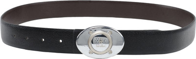 

Bacchus Men Casual Black Artificial Leather Belt, Bacchus Men Party Black Artificial Leather Belt