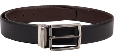 

Kara Men Casual Black Genuine Leather Reversible Belt