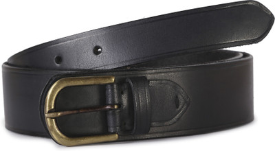 

Vittore Men Formal Black Genuine Leather Belt, Navy