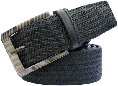 

Sun Shopping Men Formal Black Synthetic Belt
