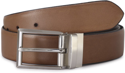 

Vittore Men Formal Tan Genuine Leather Reversible Belt, Brown
