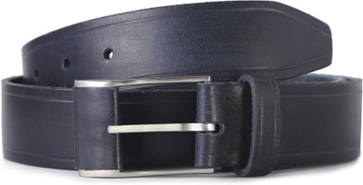 

Vittore Men Formal Black Genuine Leather Belt, Navy
