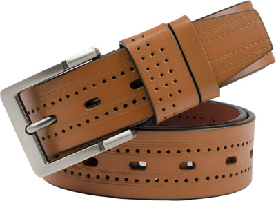 

Bacchus Men Casual Tan Genuine Leather Belt