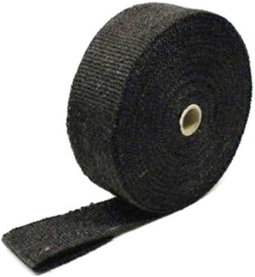 TroyKart Silencer Wrap Bike Exhaust Wrap Heat Shield Bike Length - Black Bike Exhaust Heat Shield