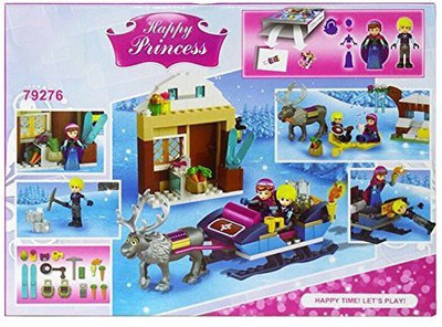 

RIANZ All New Princess Play Adventure Building Blocks Doll House Game for Girls 180 pcs(Multicolor)
