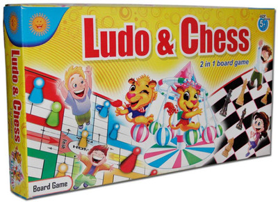 

Arihant Ecommerce Ludo And Chess 2 In 1 Board Game 80.5 inch Chess Board(Multicolor)