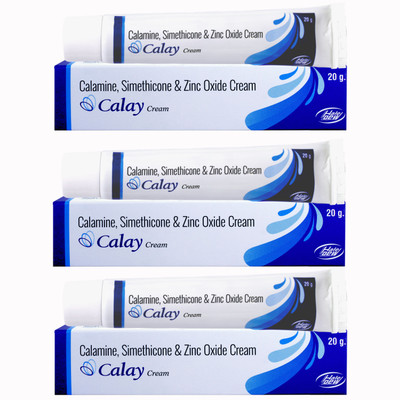 

Calay Calamine, Simethicone & Zinc Oxide Cream (3 x 20 gm)(60 g)