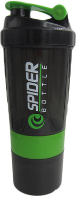 

Dragon Spider 500 ml Shaker(Pack of 1, Green), Multicolor