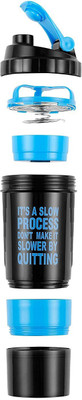 

GetSweat (MS-808) Smart Shaker 500 ml With 2 Storage Tablet And protein (Blue) 500 Shaker(Pack of 1, Blue)