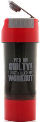 

GetSweat (MS-812) Smart Shaker 500 ml With Container 500ml (Red) 500 Shaker(Pack of 1, Red)