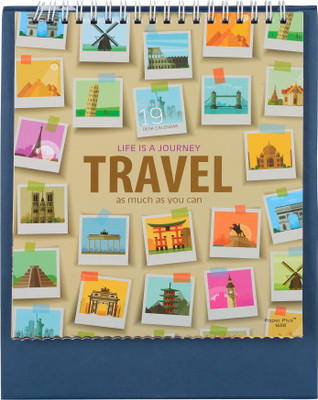 

Gathbandhan TRAVEL 2019 Table Calendar(Multicolor, TRAVEL)