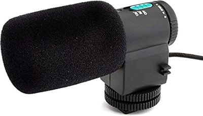 

Eshopher MIC-109 Directional Shotgun Sensitive Mini Stereo Microphone For DSLR Camera Microphone