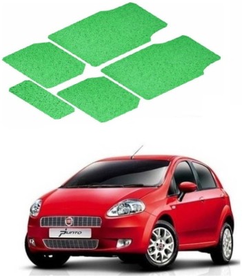 AUTOGARH PVC (Polyvinyl Chloride) Standard Mat For  Fiat Punto(Black)