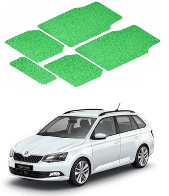 AUTOGARH PVC (Polyvinyl Chloride) Standard Mat For  Skoda Fabia(Black)
