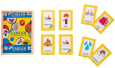 

Smartcraft Fabler Junior A Picture Based Story Building Card Game (Yellow and Blue)(Multicolor)