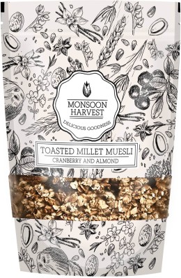 

Monsoon Harvest Toasted Millet Muesli, Cranberry and Almond, 250g(250 g, Pouch)