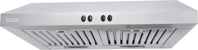 

GLEN Straight Line Kitchen Chimney 6000 Junior 60cm, Stainless Steel Baffle Filters, Airflow 750 m3/h Wall Mounted Chimney(Silver 750 CMH)