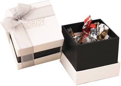 

Zoroy Luxury Chocolate Diwali Cube Box with 12 Pralines Fudges(500 g)
