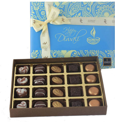 

Zoroy Luxury Chocolate Diwali Box of 20 Signature Chocolates Fudges(225 g)