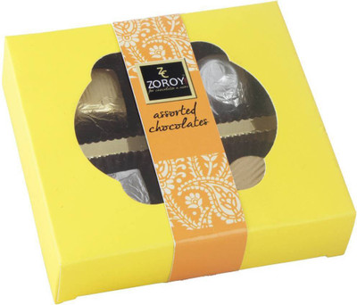 

Zoroy Luxury Chocolate Diwali special box with 4 chocolates Fudges(45 g)
