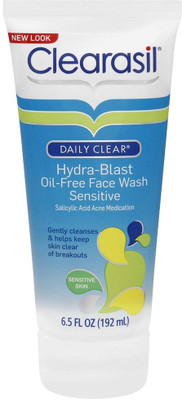 

Clearasil Daily Clear Face Wash, Hydra-Blast Oil-Free, Sensitive 6.5 oz(175 g)