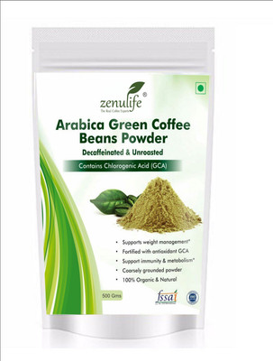 

Zenulife weight loss supplement Green Coffee Beans Powder Instant Coffee 500 g (Pack of 1) Instant Coffee 500 g