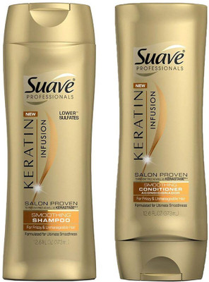 

Suave Professionals Keratin Infusion Smoothing Shampoo & Conditioner, 12.6 Ounce(Set of 1)