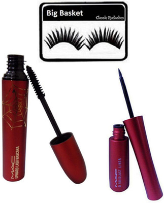 

big Basket Eyelashes, Liquidlast Eyeliner, Upward Lash Mascara(Set of 3)