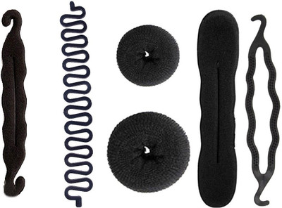 

JAGTEK New Hair combo set 6pcs , 6 pcs New Hair Styling Braid tools Easy To Use At Home(Set of 6)