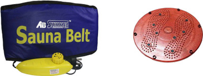 

Welcome India Bazaar wib Blue Sauna Slimming Belt With Tummy Twister For Weight Reduction(Set of 2)