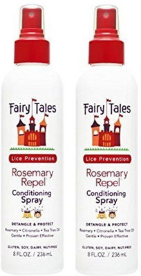 

Fairy Tales Rosemary Repel Lice Prevention Leave-In Conditioning Spray 8 oz, Pack of 2(Set of 1)