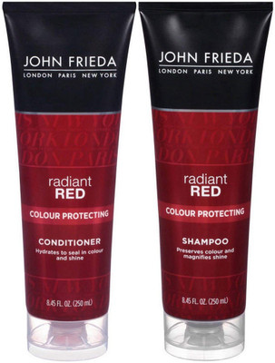 

John Frieda Radiant Red Colour Protecting, DUO set Shampoo + Conditioner, 8.45(Set of 1)