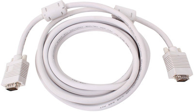 

Signaweld VGA 5Mtr VGA Cable VGA Cable(Compatible with Laptop, White)