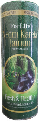 

Forlife Neem Karela Jamun Juice (600ml) 600 ml