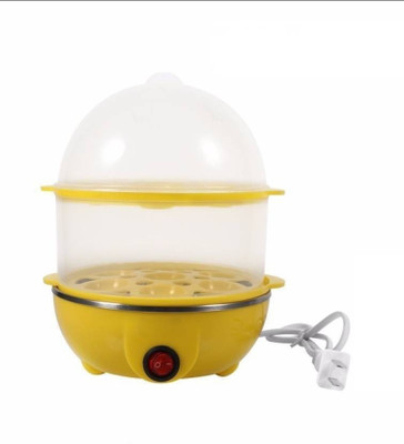 

Y S TRADERS Double Layer Egg Cooker(Yellow) EC-09 Egg Cooker(14 Eggs)