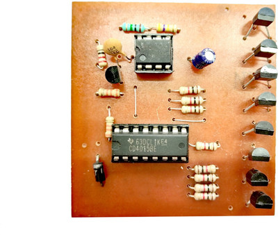 

ESP LED Chaser Circuit 8 Led outputs, 555 Timer, CD4017, Electronic Components Electronic Hobby Kit