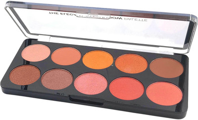 

One Personal Care The Elegant Eye Shadow Palette | HF377-02 15 g(Multicolor, Pink, Red, Yellow, Orange, Brown)