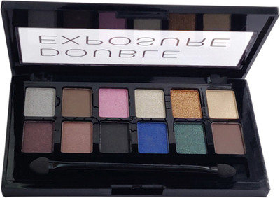 

One Personal Care Double Exposure Palette | HF350-02 12 g(Multicolor, Silver, Pink, Blue, Green, Gold, Beige)