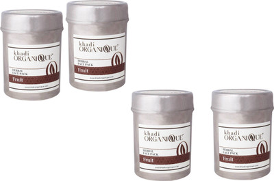 

Khadi Organique KhadiOrganique Fruit face pack - Pack of 4(200 g)