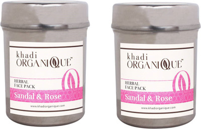 

Khadi Organique KhadiOrganique sandal & rose face pack - Pack of 2(100 g)