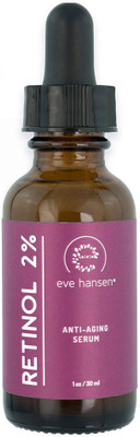 

Eve Hansen Retinol Serum 1 Ounce for Face by Eve Hansen. Natural Retinol Anti-Wrinkle Serum Used For Skin Tightening, To Shrink Pores, Skin Discoloration and Acne Treatment. Vegan Vitamin A Anti Aging Serum!(45 g)