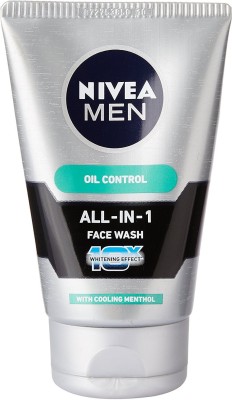 

Nivea All In One Oil Control 10x Whitening Effect Face Wash, 100g Face Wash(100 g)