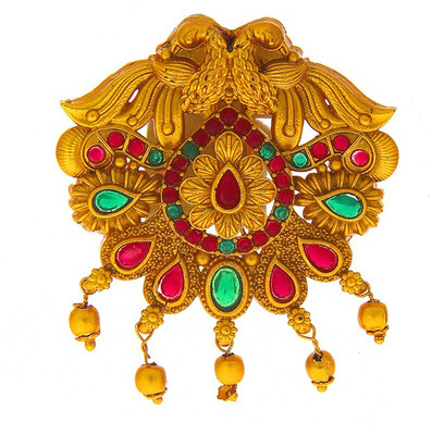 

Anuradha Art Jewellery Traditional Ambada Pin Bun Clip(Gold)
