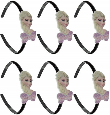 

Prime Party Wear Use Frozen Hair Bands For Girls And Baby Girls, 6 Pcs, Multicolor Hair Band(Multicolor)