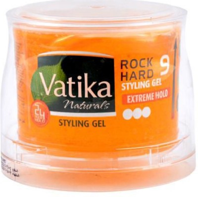 VATIKA Rock Hard Styling Gel EXTREME HARD Hair Gel(250 ml)