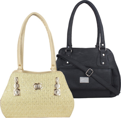 

Fillincart Shoulder Bag(Gold, Black), Black;gold