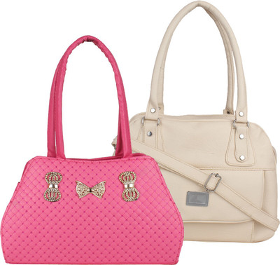

Fillincart Shoulder Bag(Pink, White)