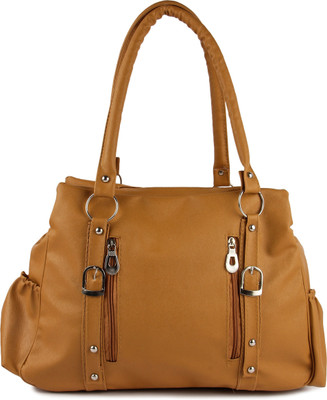 

CRYSTLE Hand-held Bag(Tan)