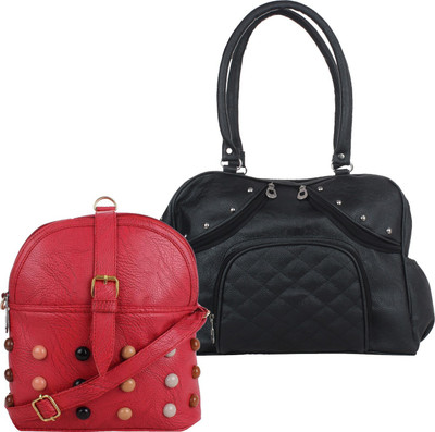 

Fillincart Sling Bag(Black, Red)