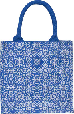 

Jute Cottage Tote(Blue)